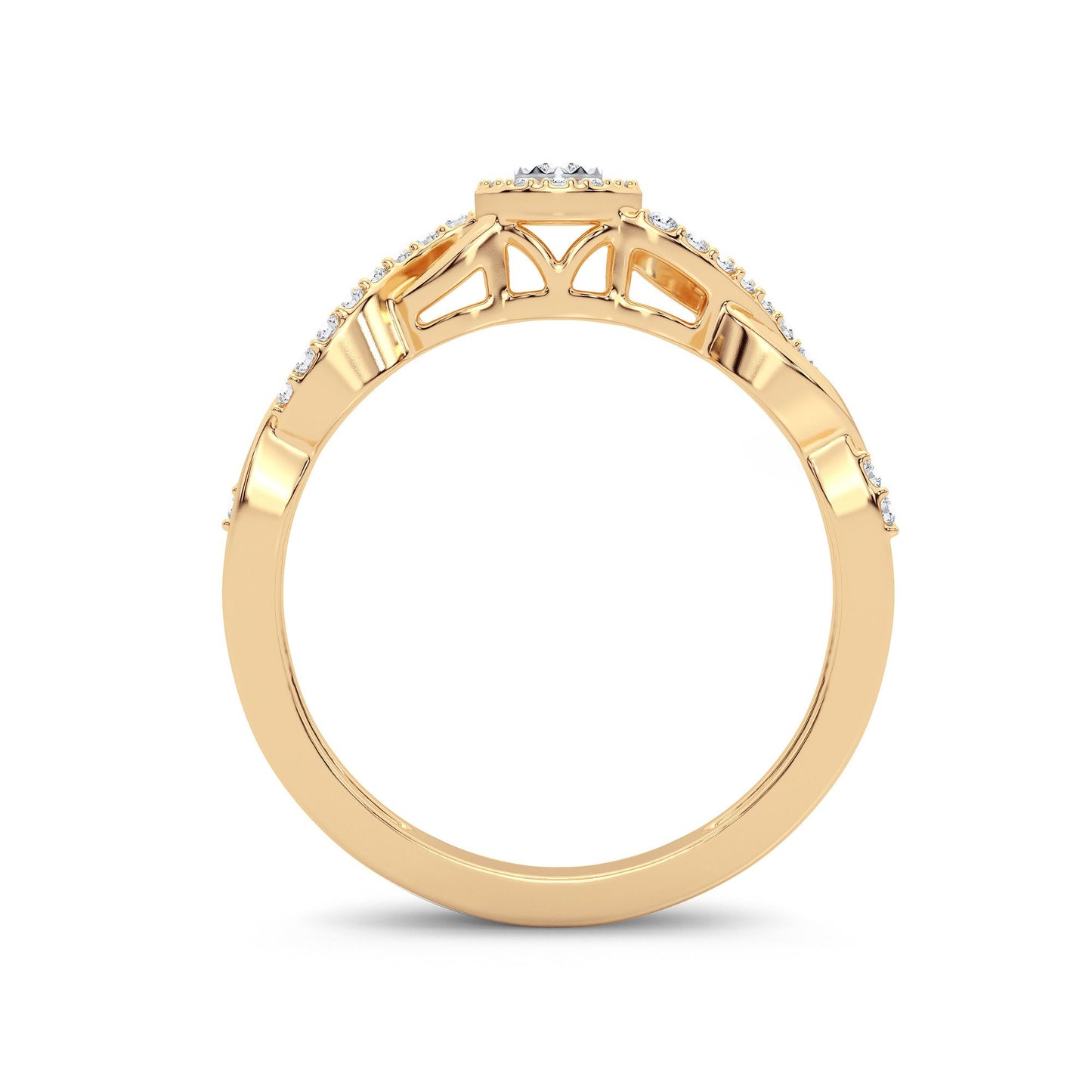 14K 0.30ct Diamond Promise Ring
