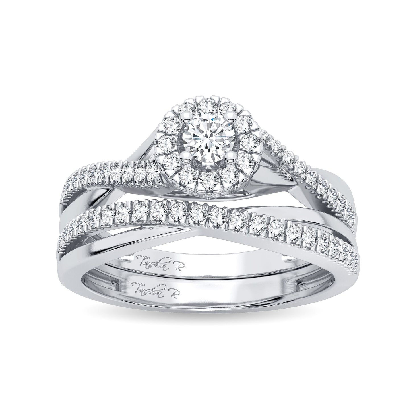 14K 0.33CT Diamond Bridal Ring