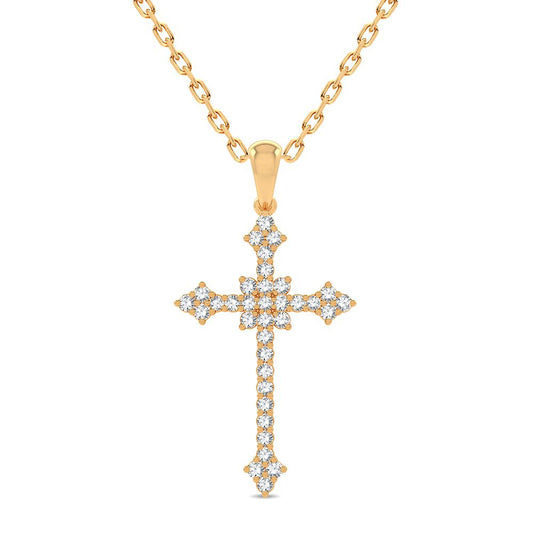 14K 0.50CT Diamond Pendant