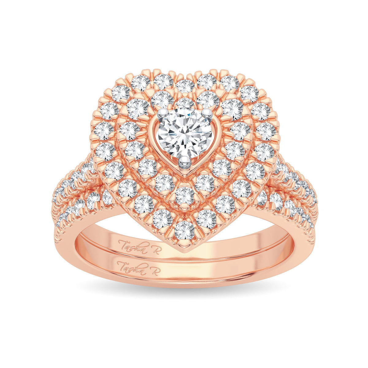 14K 1.00CT Diamond Bridal Ring