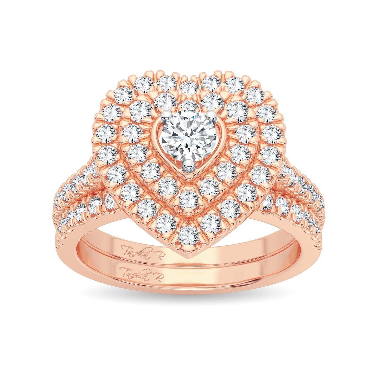 14K 1.00CT Diamond Bridal Ring