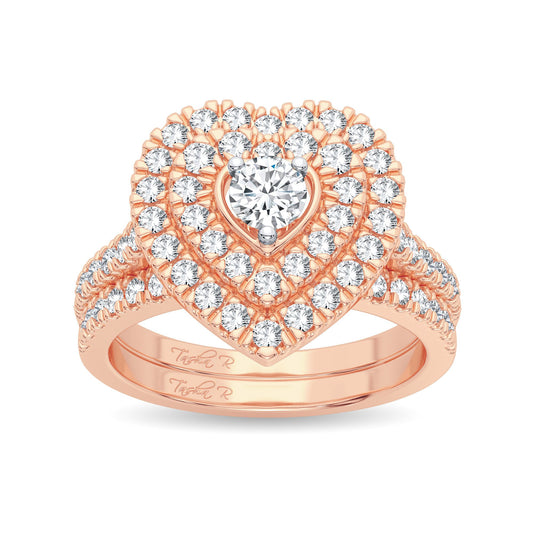 14K 1.00CT Diamond Bridal Ring