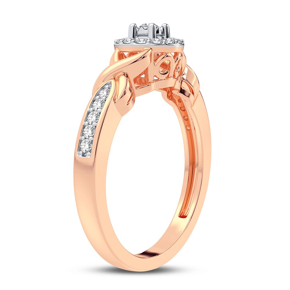 14K 0.17CT Diamond Ring