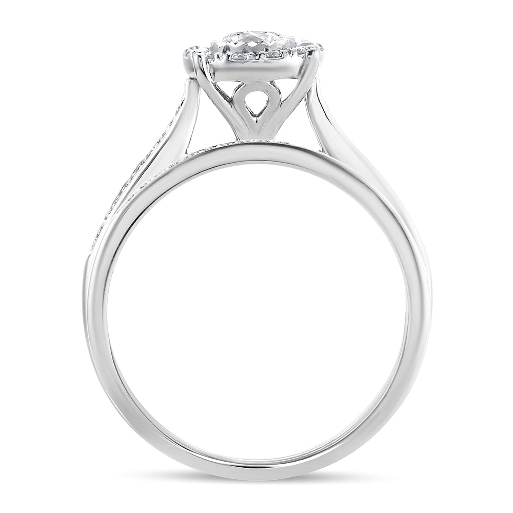 14K 0.45ct Diamond Bridal Ring