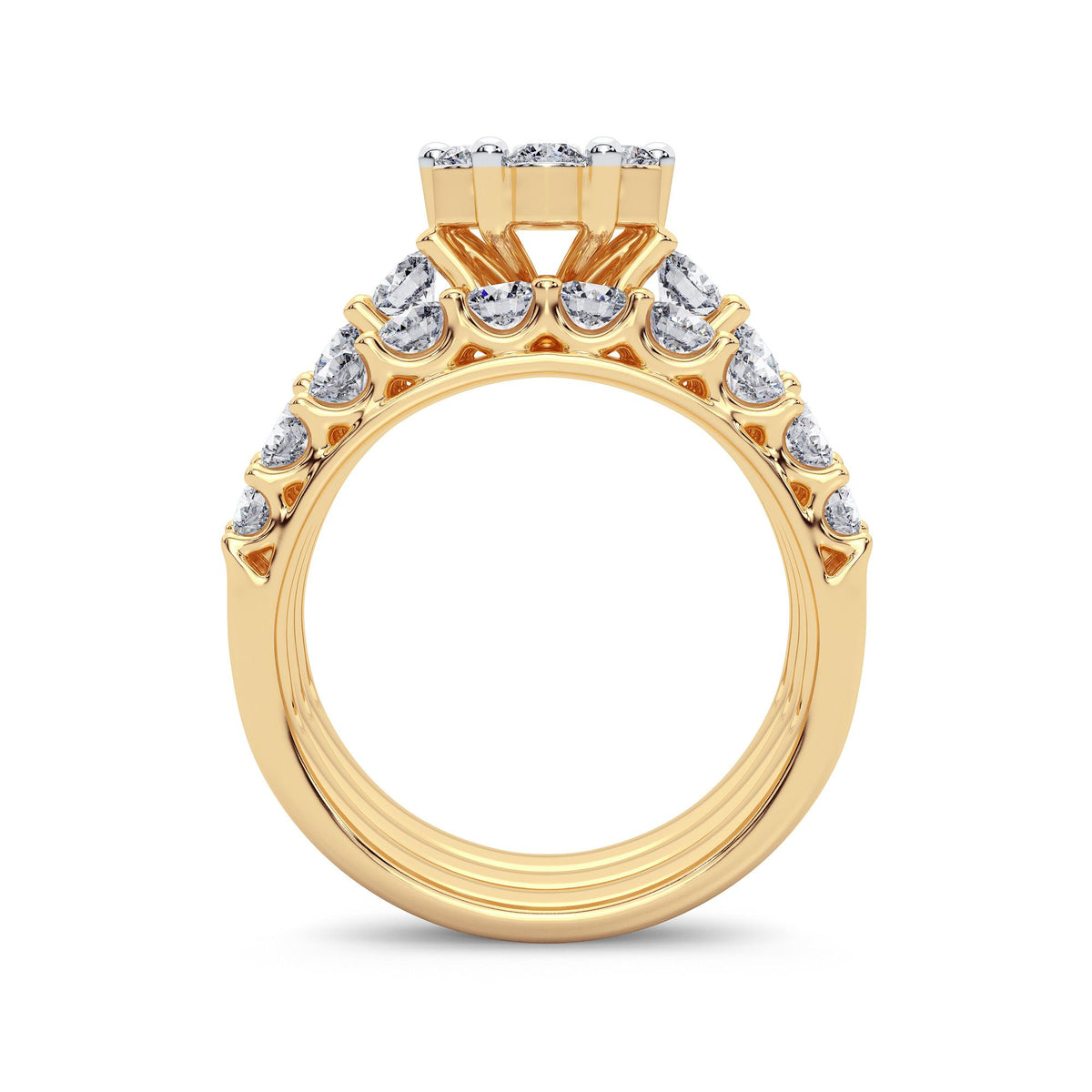 14K 3.00CT Diamond Bridal Ring
