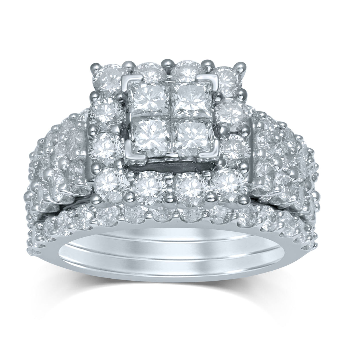 14K 3.94CT Diamond BRIDAL RING
