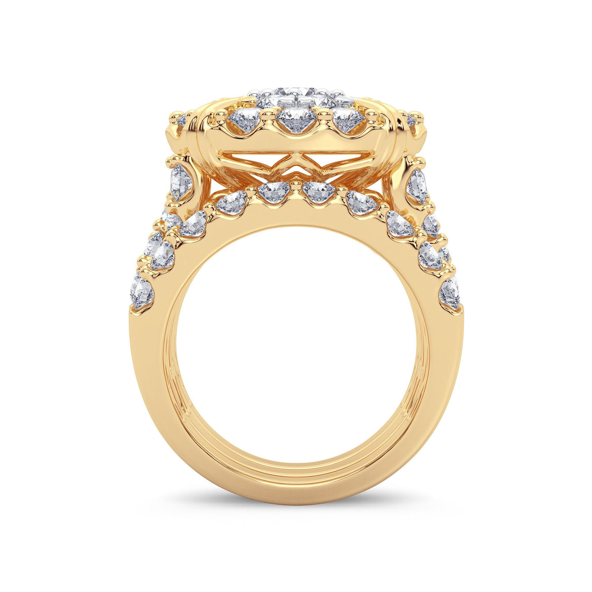 14K 5.00CT Diamond Bridal Ring