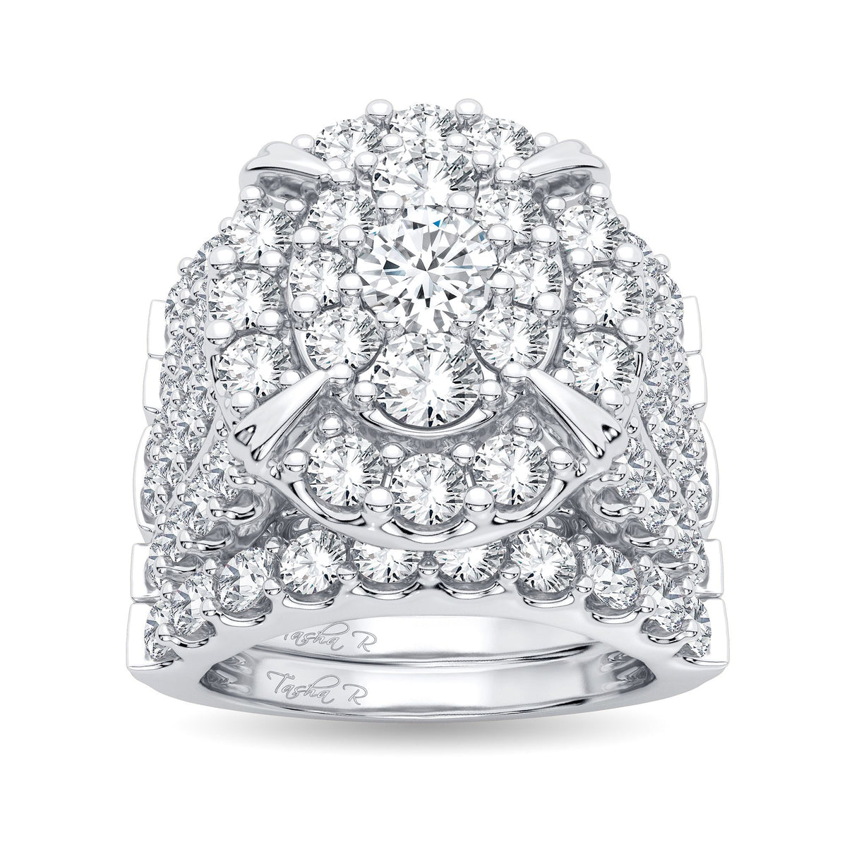 14K 5.00CT Diamond Bridal Ring