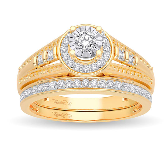 14K 0.33ct Diamond bridal Ring
