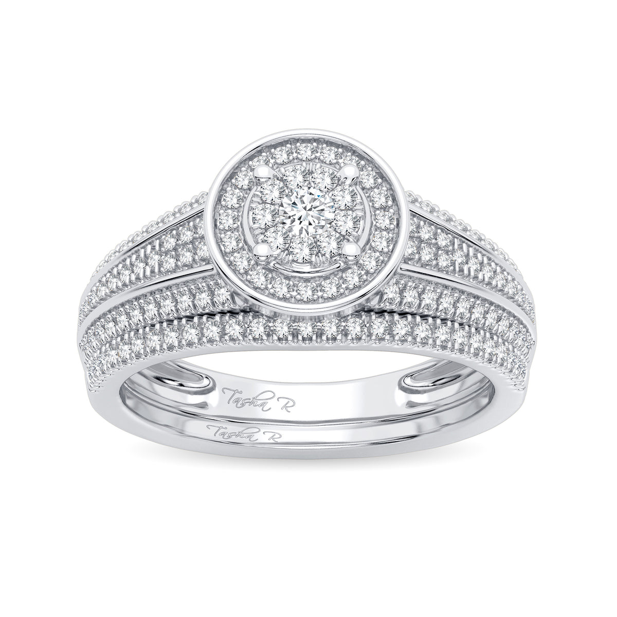 14K 0.38CT DIAMOND BRIDAL RING