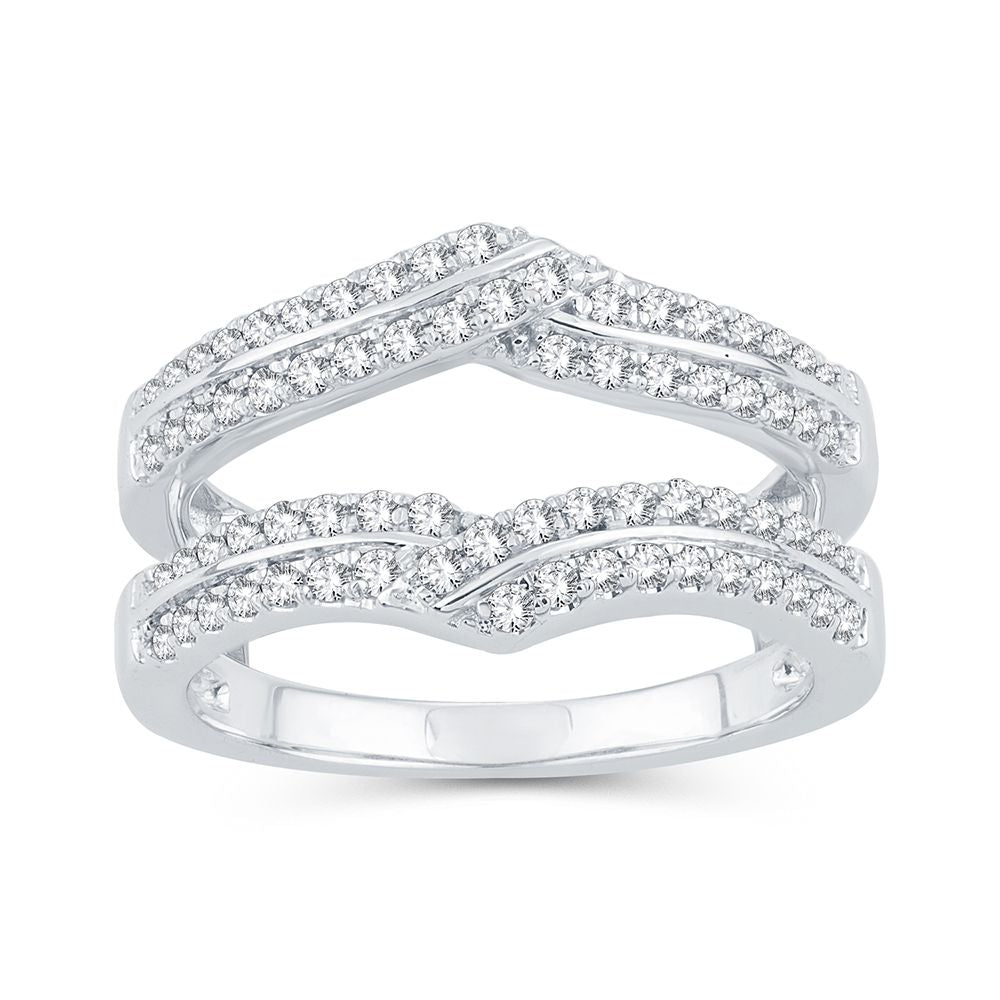 14K 0.50CT Diamond RING GUARD