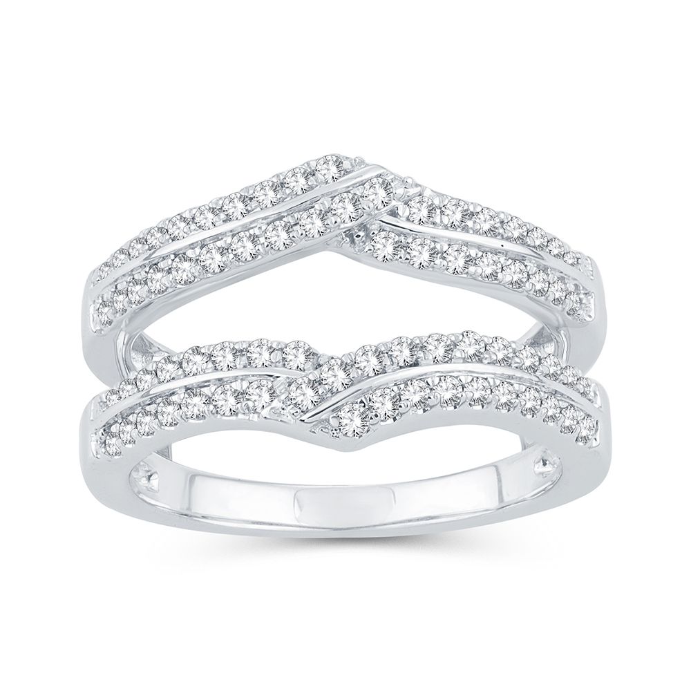 14K 0.50CT Diamond RING GUARD