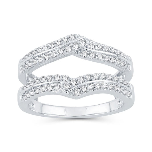 14K 0.50CT Diamond RING GUARD