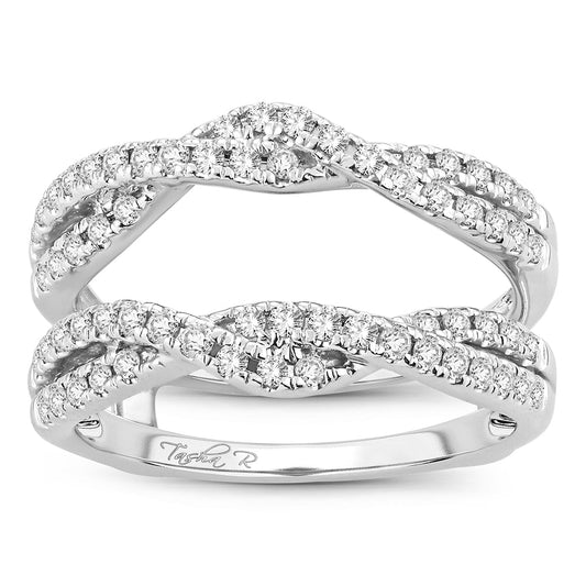 14K 0.50CT Diamond RING GUARD