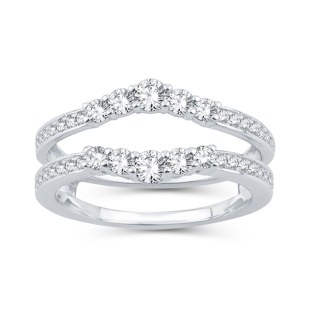 14K 0.75CT Diamond RING GUARD