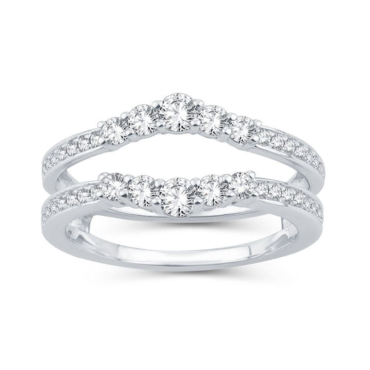 14K 0.75CT Diamond RING GUARD