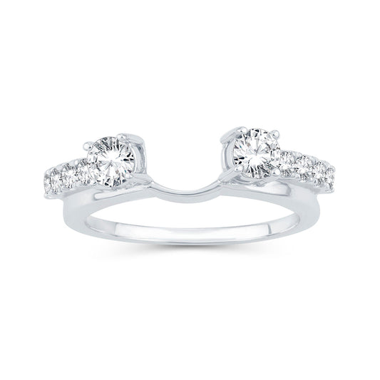 14K 0.76CT Diamond Enhancer Band