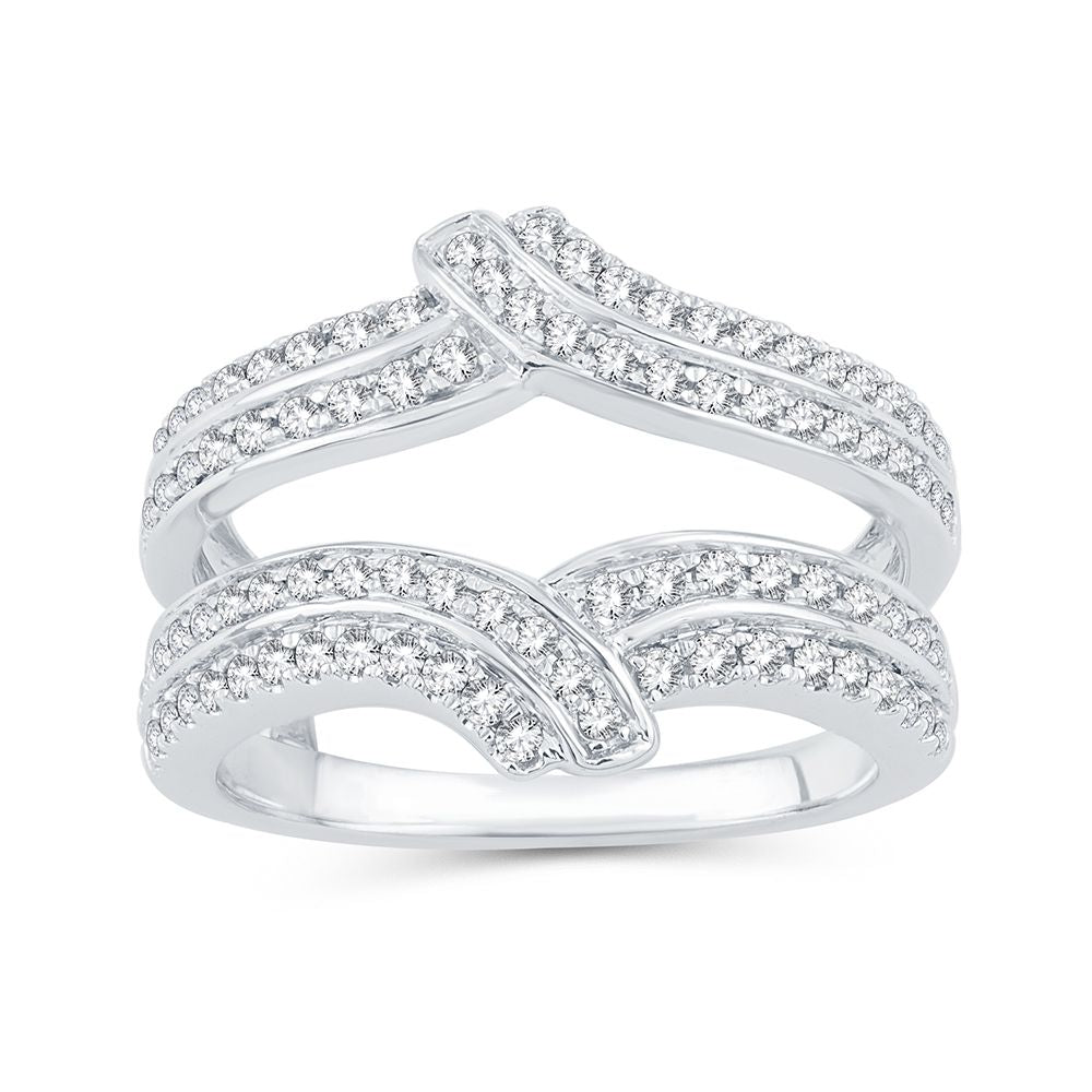 14K 0.63CT Diamond RING GUARD