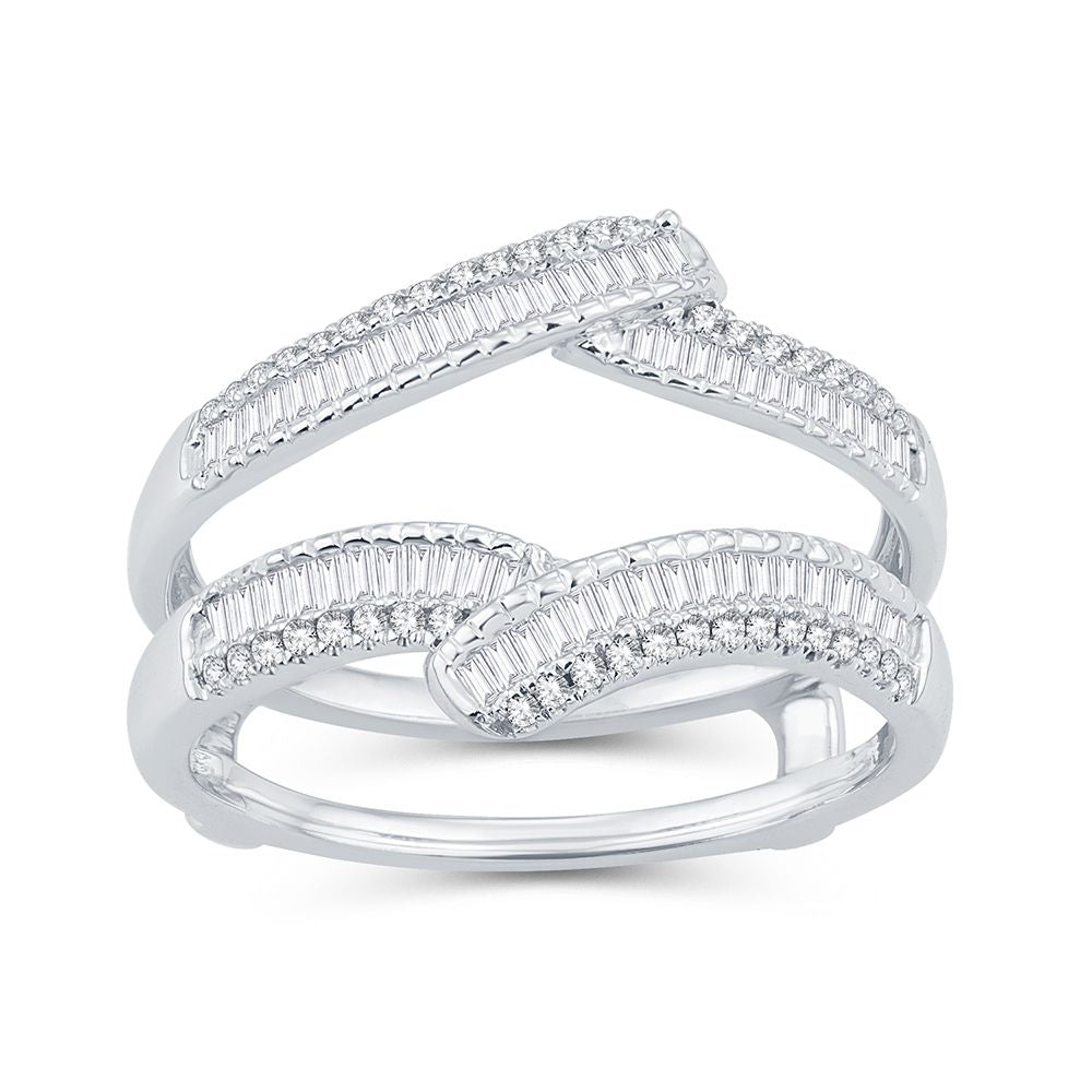 14K 0.50CT Diamond RING GUARD
