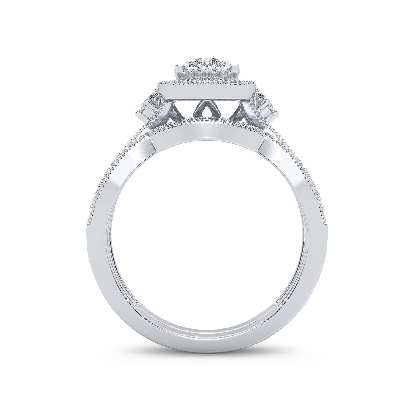 14K 0.50CT Diamond Bridal Ring