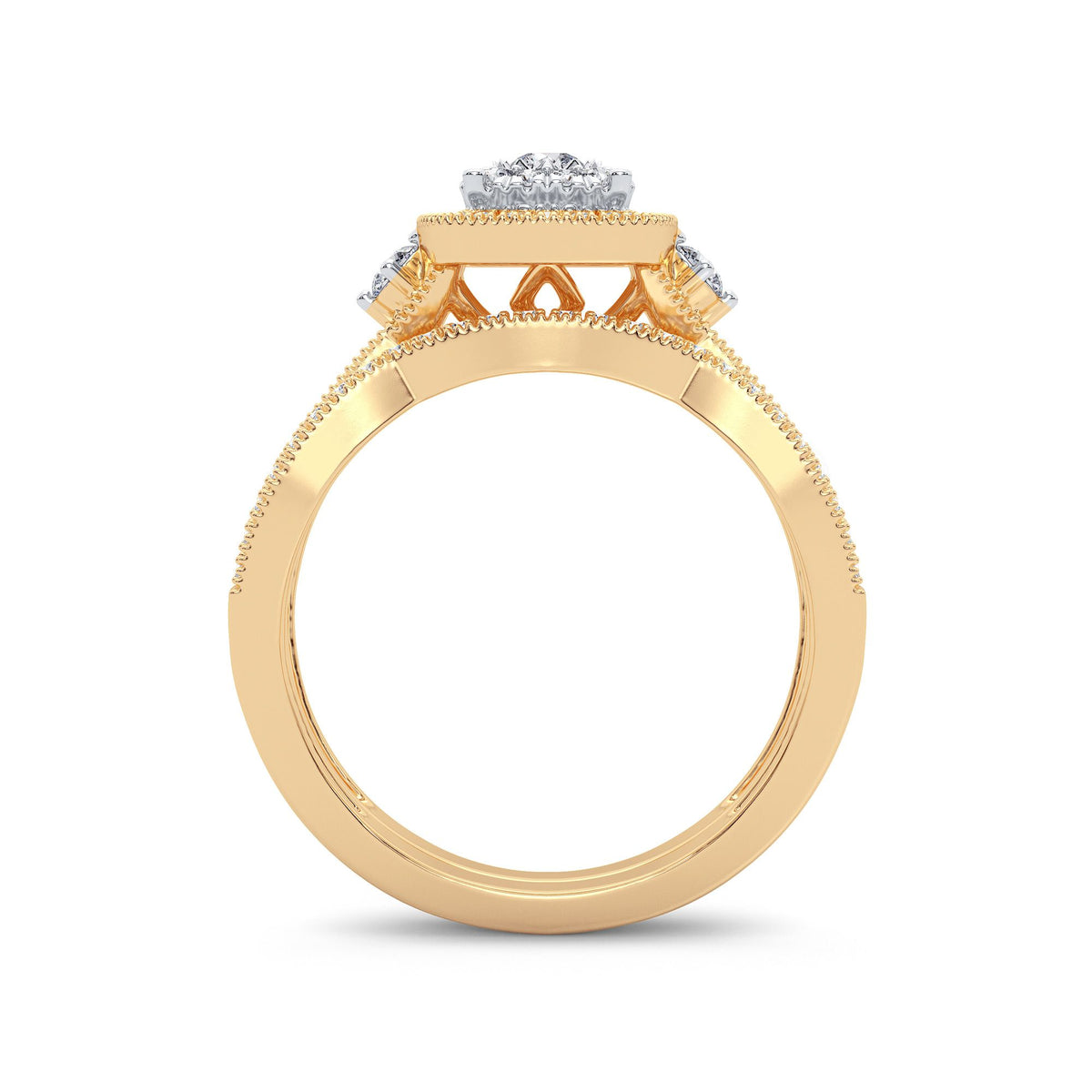 14K 0.50CT Diamond Bridal Ring