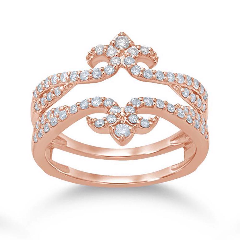 14K 0.50CT Diamond  RING GUARD