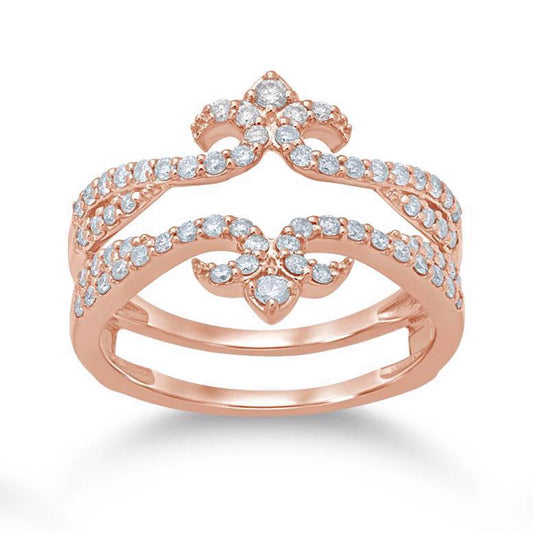 14K 0.50CT Diamond  RING GUARD