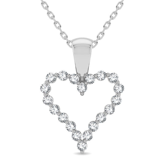 14K 0.25CT Diamond Pendant
