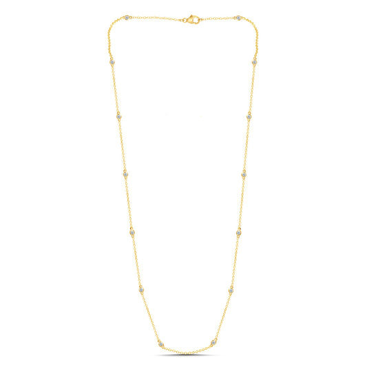 14K 0.30CT Diamond CHAIN