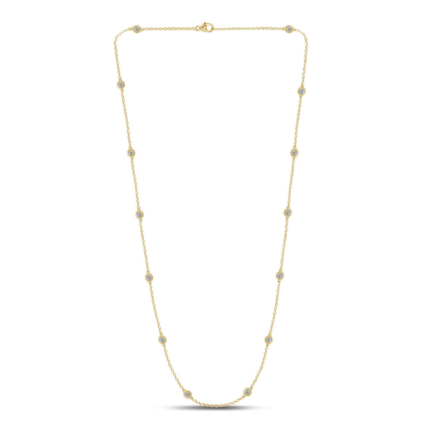 14K 1.00CT Diamond CHAIN