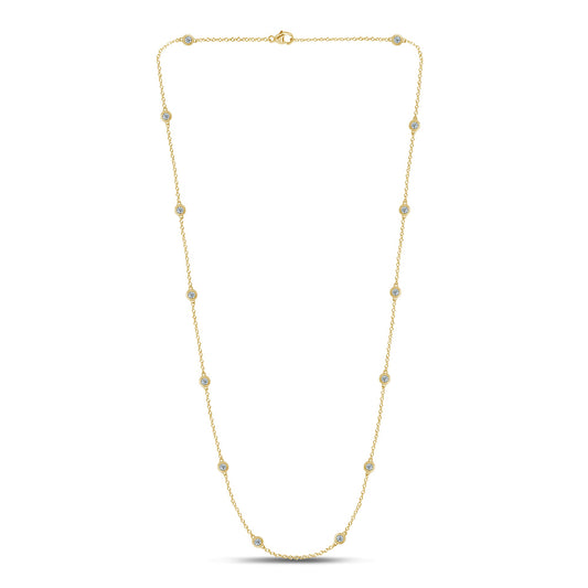 14K 1.00CT Diamond CHAIN