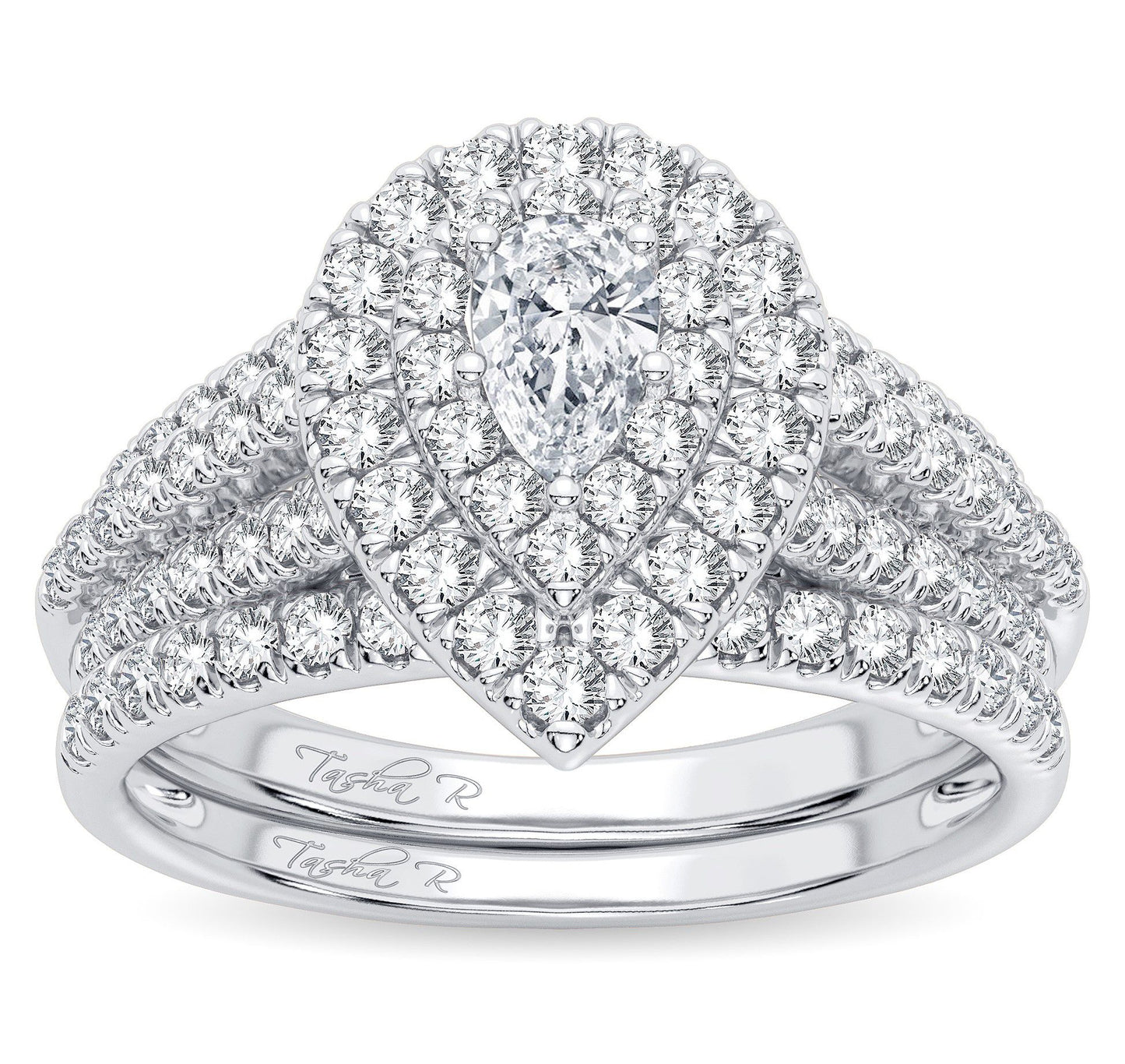 14K 1.00ct Diamond Bridal Ring