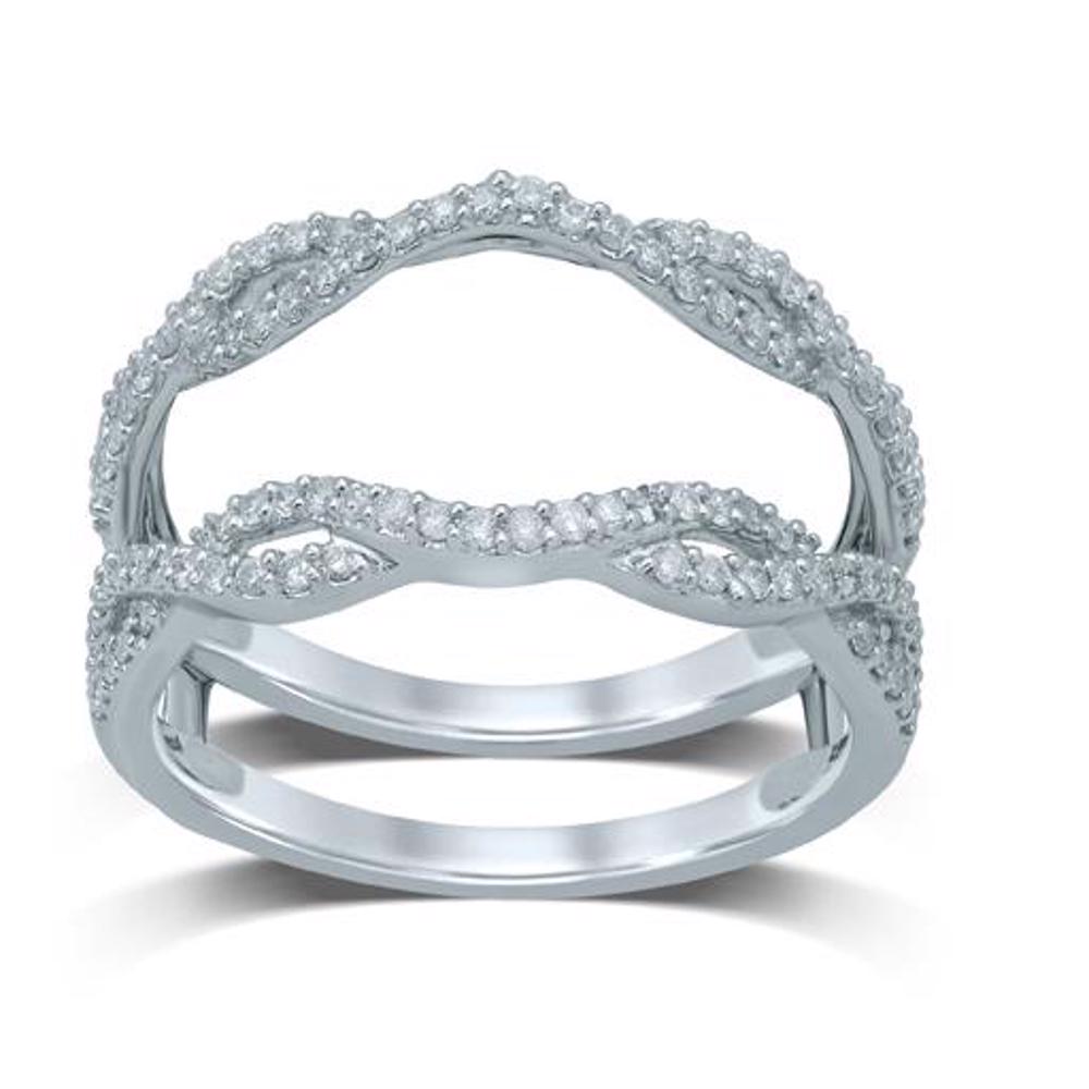 14K 0.33CT Diamond RING GUARD