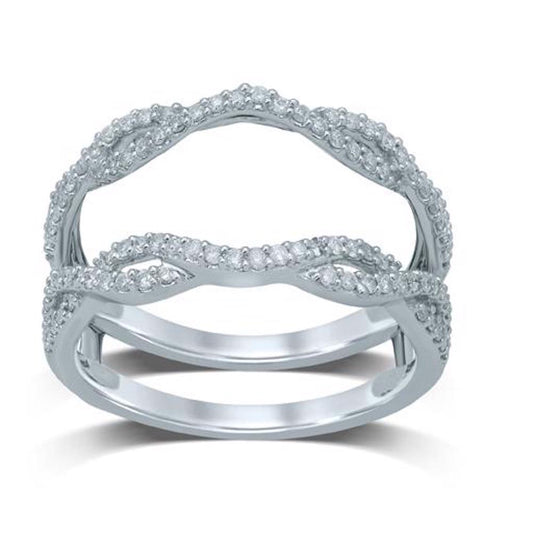 14K 0.33CT Diamond RING GUARD