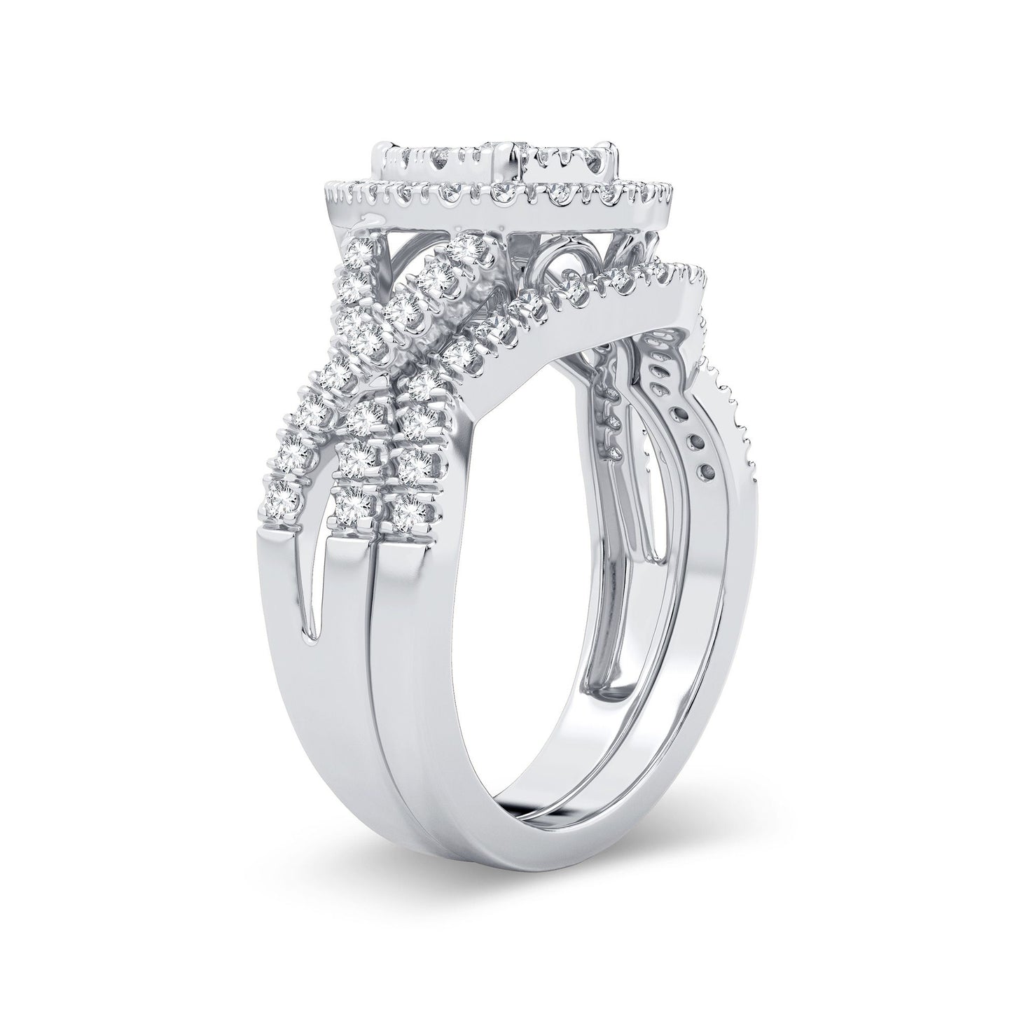 14K 1.00CT Diamond Bridal Ring