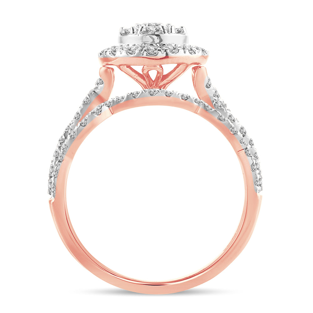 14K 1.00CT DIAM BRDAI RING