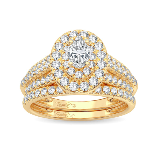 14K 1.00ct Diamond Bridal Ring