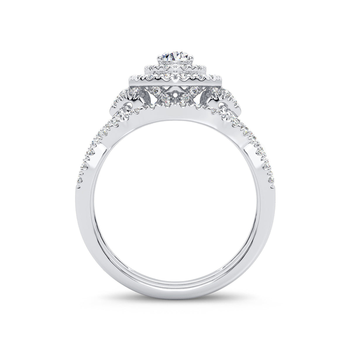 14K 1.00CT Diamond Bridal Ring