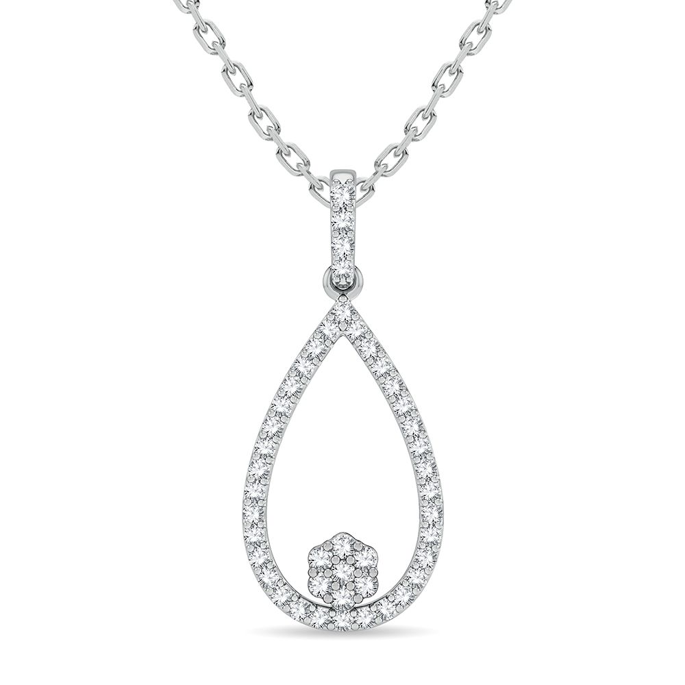 14K 0.05CT Diamond Pendant