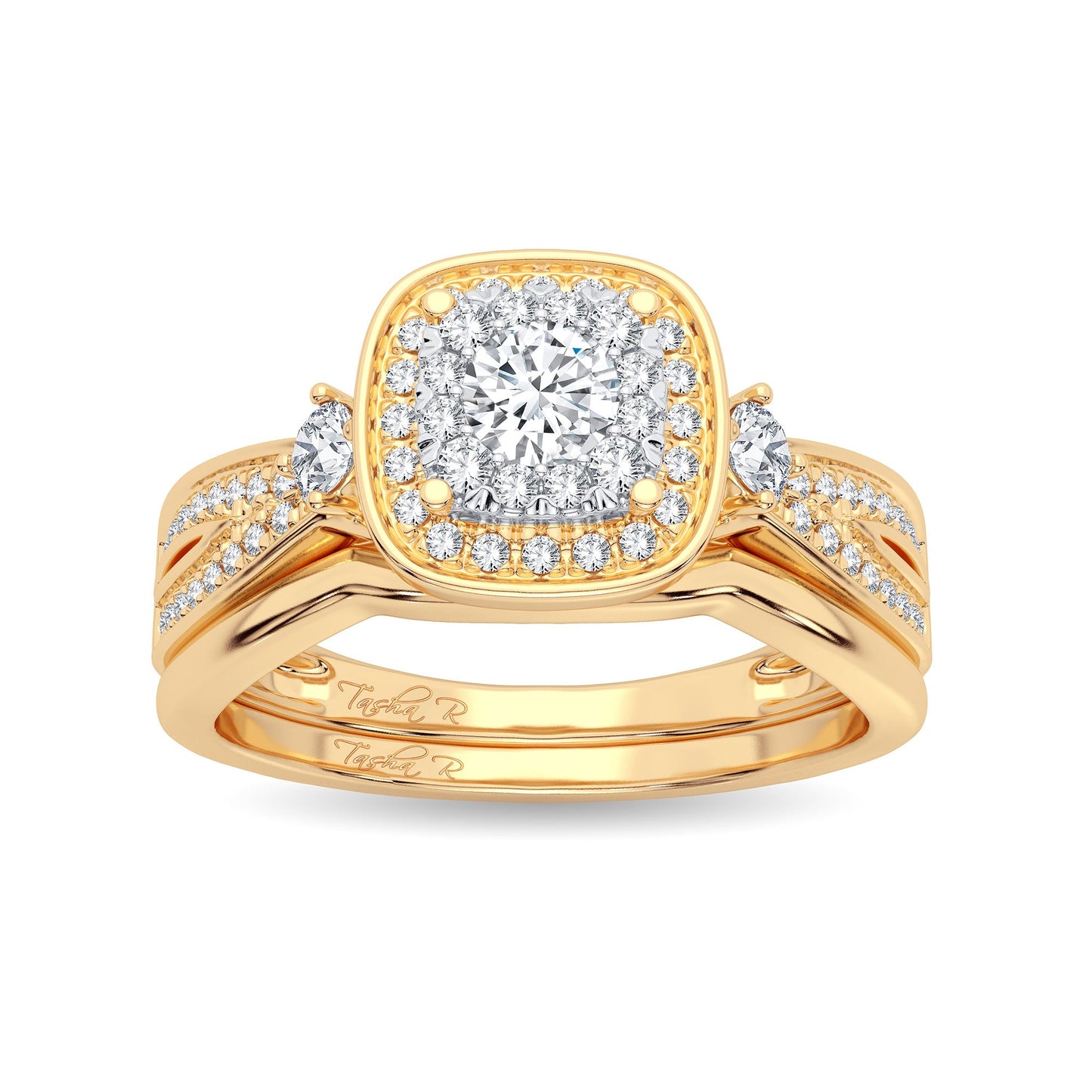 14K 0.40CT DIAMOND BRIDAL RING