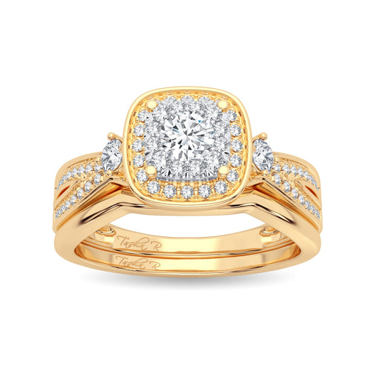 14K 0.40CT DIAMOND BRIDAL RING