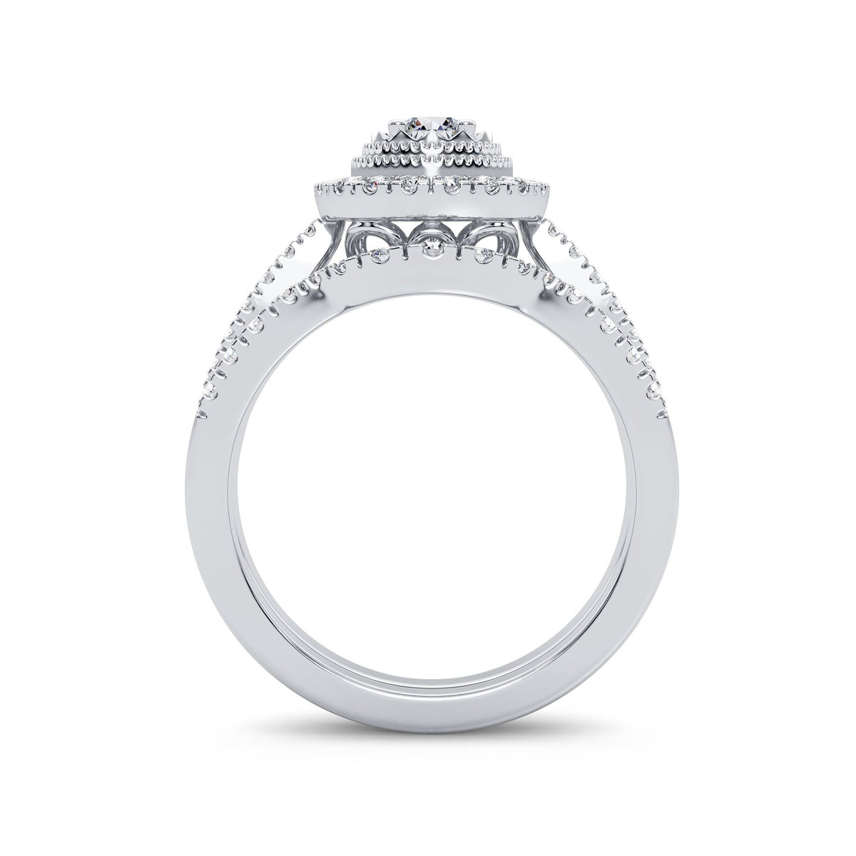 14K 0.75CT Diamond Bridal Ring