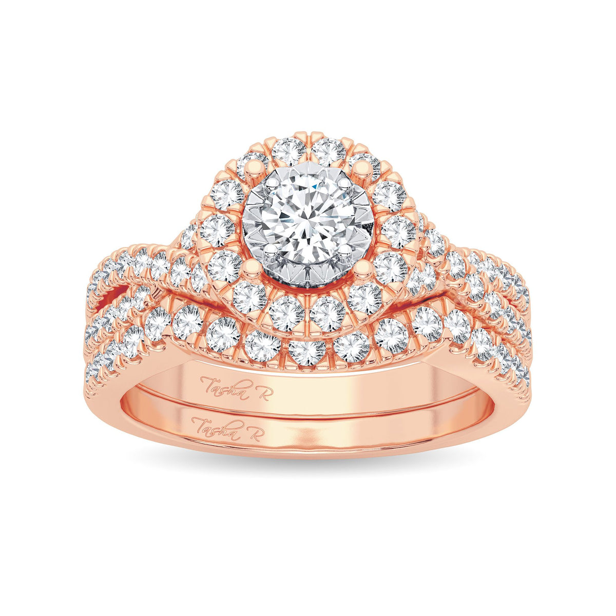 14K 0.75CT Diamond Bridal Ring