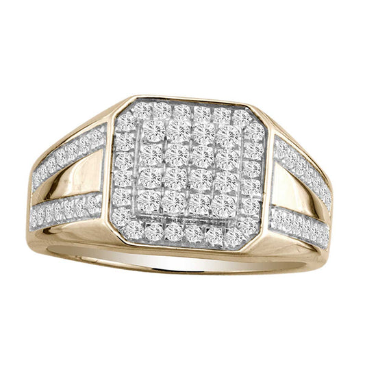 14K 1.00CT Diamond MENS RING