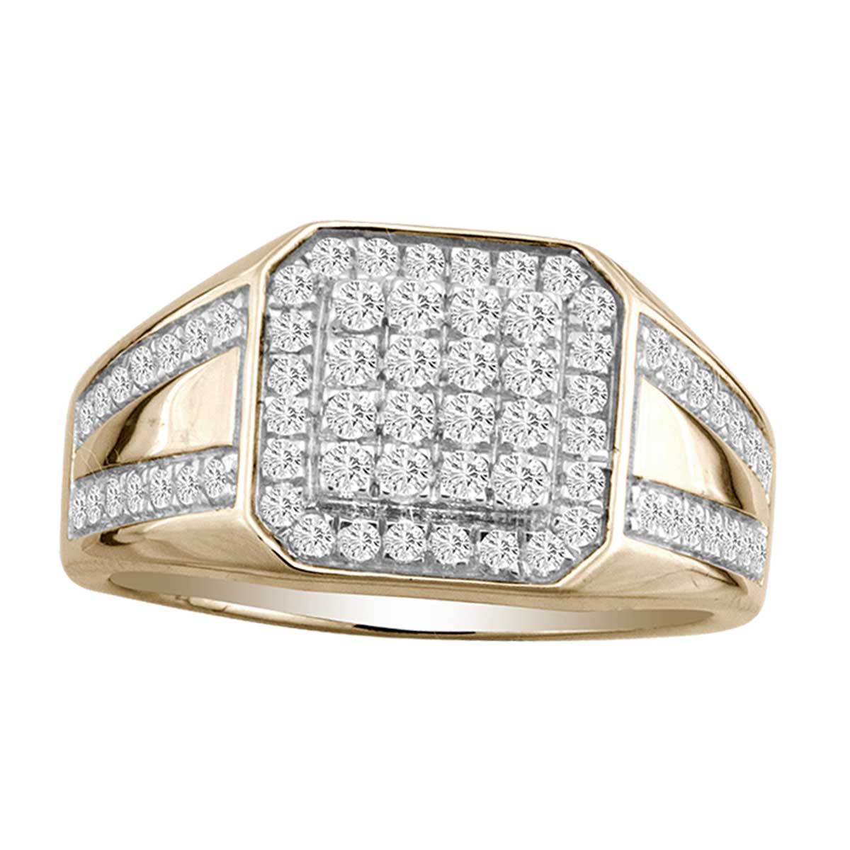 14K 1.00CT Diamond MENS RING