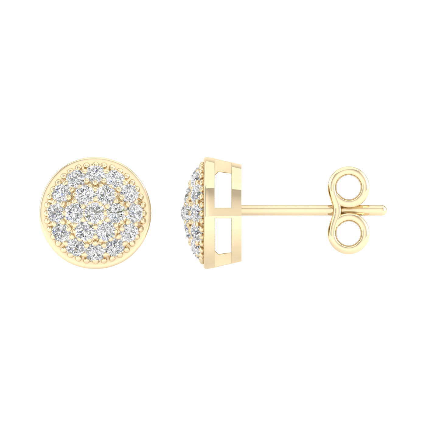 10K 0.10CT Diamond Earring