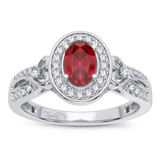 14K 0.16CT Diamond Ring
