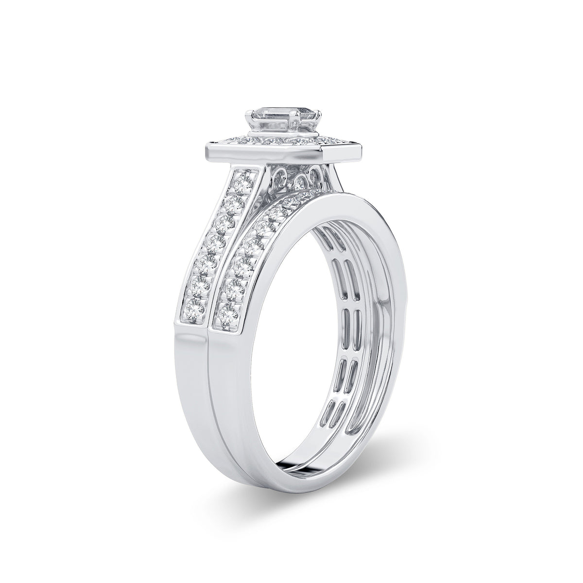 14K 0.68CT Diamond Bridal Ring