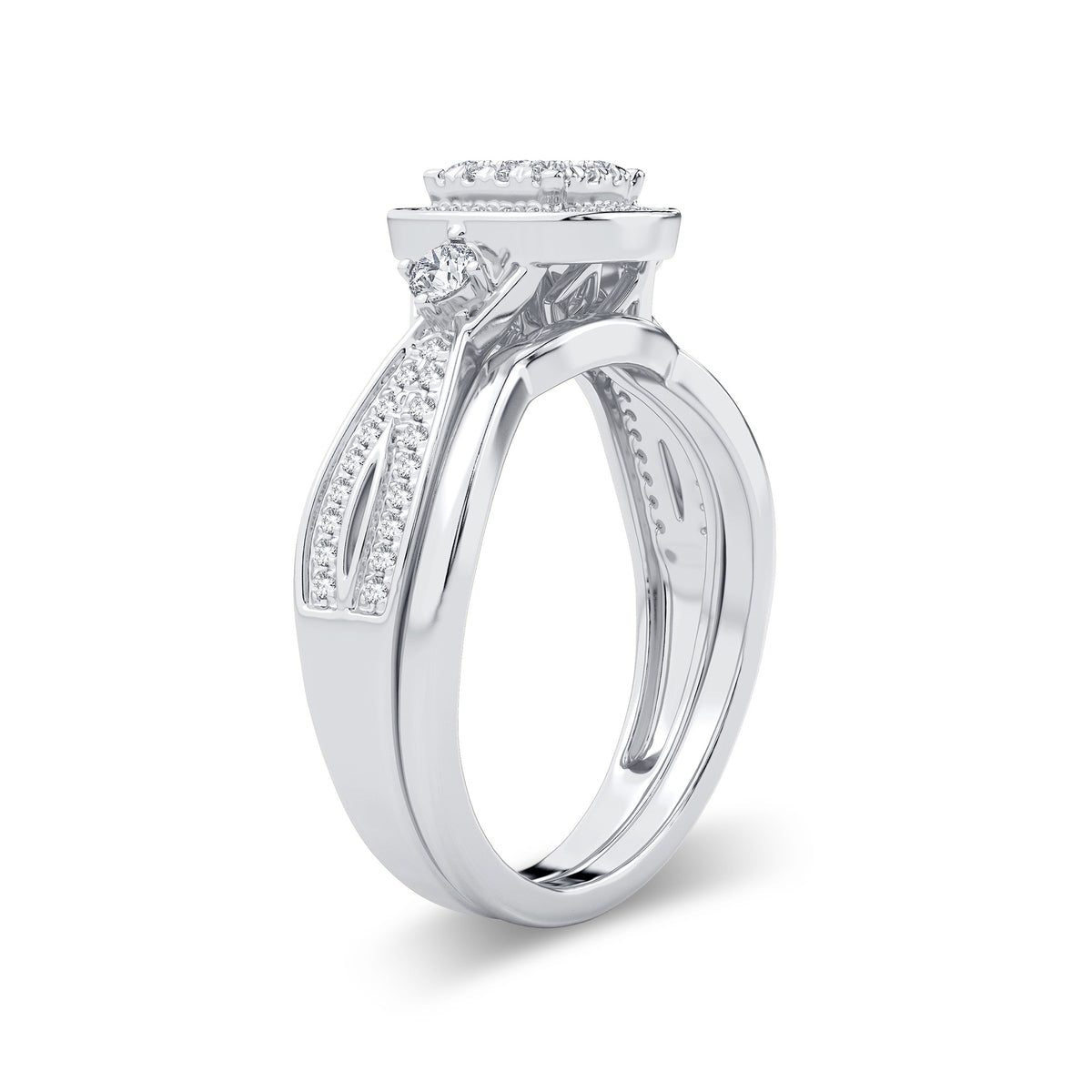 14K 0.40CT DIAMOND BRIDAL RING
