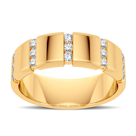 14K 0.33CT Diamond Band